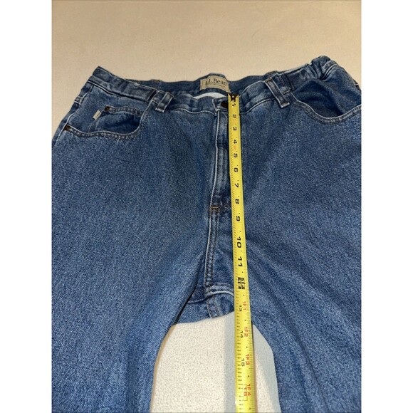 L.L. Bean Men's Comfort Waist Jeans 36x28 Blue Denim Classic Straight Leg - Picture 11 of 13